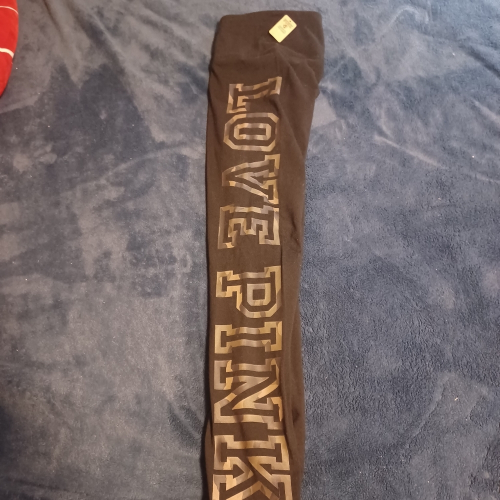 New xl Victoria secret tights army love pink